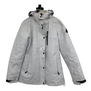 Avalanche White Insulated Double Layered Snow  Jacket size S